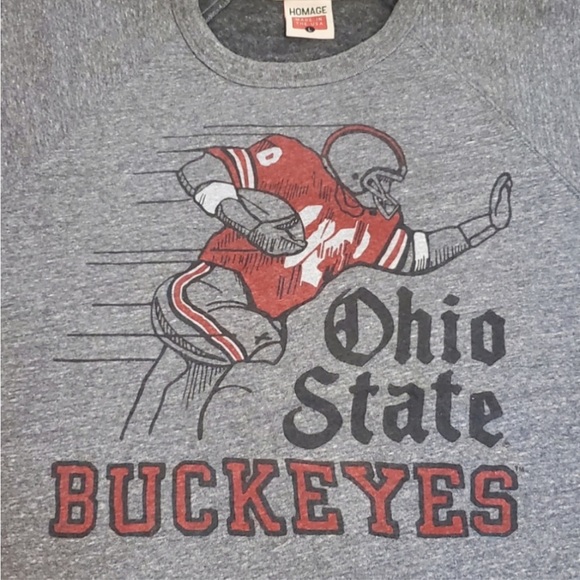Homage Ohio State Football Crewneck Sweatshirt - Picture 2 of 6